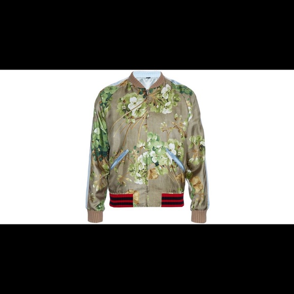 Gucci Silk Floral Bomber - From Alessandro Michele’s First Collection - Picture 2 of 5